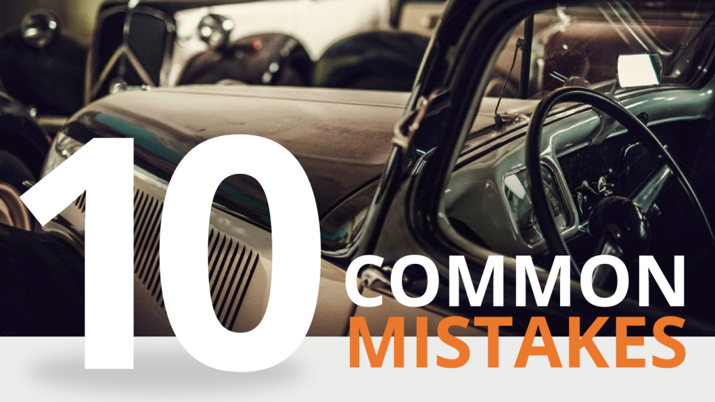 10 Common Mistakes in Car Restoration